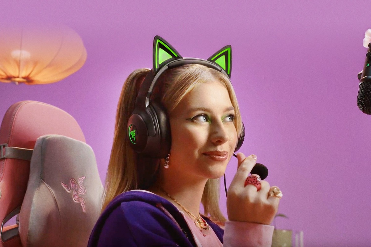 Słuchawki Razer Kraken Kitty V2 czarne